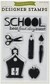 Echo Park Clear Stamp Set Back-To-School