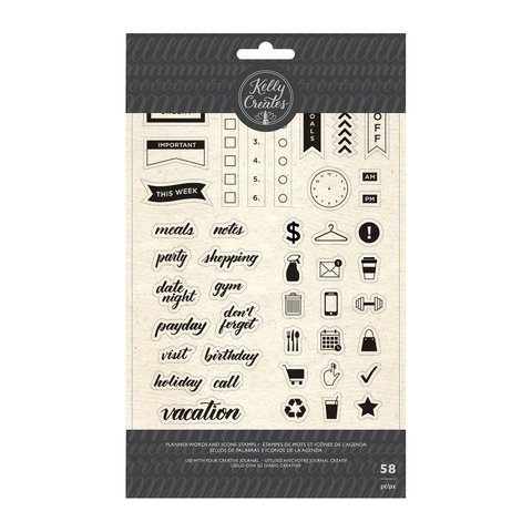 Kelly Creates Sellos Acrilicos Planner Activo