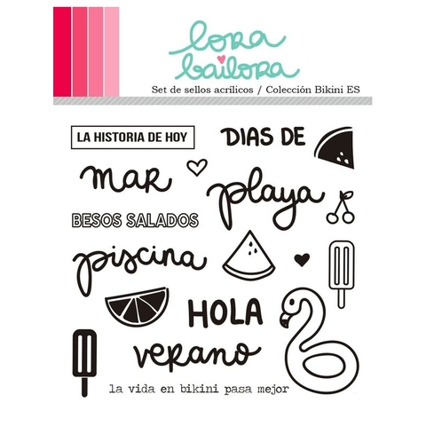 LORA STAMPS COLECCIÓN BIKINI EN ESPAÑOL