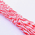 LBC Baker Twine - Hilo de Algodón Blanco y Rojo 8 metros