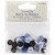 Dovecraft Back To Basics True Blue Plastic Buttons 60/Pkg