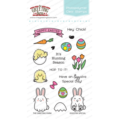 THE GREETING FARM CLEAR STAMPS EGGSTRA SPECIAL