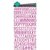 Heidi Swapp Alfabeto Numero Simbolos con Glitter Color Fucsia 118 Piezas - comprar online