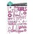 Heidi Swapp Stickers Girls Friends con Glitter Color Fucsia 15 piezas