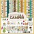 HAPPY CAMPER PACK DE 24 PAPELES DE 30x30 CM SCRAPBOOKING