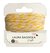 LBC Baker Twine - Hilo de Algodón Blanco y Amarillo 8 metros - comprar online