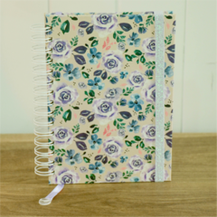 Agenda diaria Violetas - 2 colores