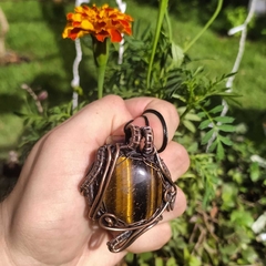 AMULET ZAYON - TIGER EYE #3