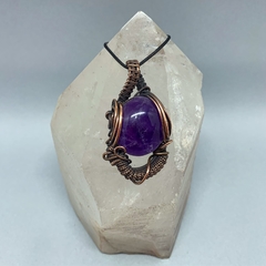 ZAYON AMULET - AMETHYST #4 | 6 cm