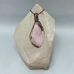 ZAYON AMULET - ROSE QUARTZ #3 | 6 CM