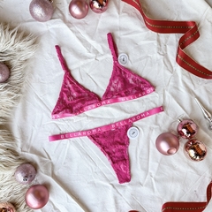 CONJUNTO XMAS BR MAGENTA