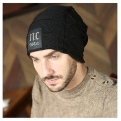 Gorro Masculino Tricô Elástico Beanie Lccmbob* na internet