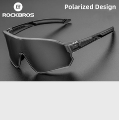 RockBros* 1013 Óculos de Sol Masculino TR-90 Cycling Polarized