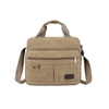 PuAnti* 5698 Bolsa Masculina Mensageiro Canvas 'Lona Militar'