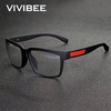 Vivibee* 4075 Armação de Óculos Masculino Anti-Blue Retrô Matte