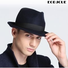 Eodjcue* 8390 Chapéu Trilby Masculino Fedora