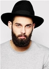 HXG* 6490 Chapéu Fedora Masculino