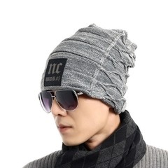 Gorro Masculino Tricô Elástico Beanie Lccmbob*