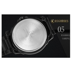 Relógio Masculino Aço Inox Data Automática Curren* 8229 - comprar online