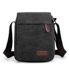 Ome* 7472 Bolsa Masculina Shoulder Bag Lona Canvas - comprar online