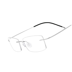 Fonex* 76127 Armação de Óculos Masculino 100% Titânio Flexível na internet