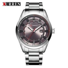 Relógio Masculino Aço Inox Curren* 8246 - comprar online