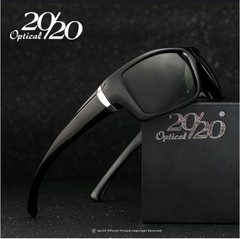 20/20 Optical* Pl48 Óculos De Sol Masculino Acetato Polarizado