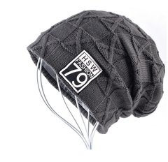 Kissbaobei* 0392 Gorro Masculino Lã Forro Aveludado - comprar online