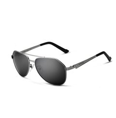 Veithdia* 3559 Óculos De Sol Masculino Polarizado Piloto Aço Inox na internet