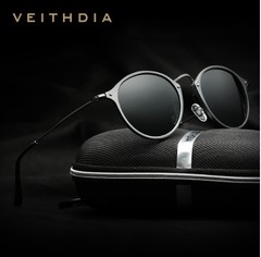 Veithdia* 6358 Óculos De Sol Masculino Cobre Polarizado