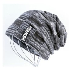 Kissbaobei* 1397 Gorro Masculino Lã Geométrico - Simple Market