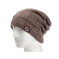 Urgentman* 1908 Gorro Masculino Geométrico Soft Acrílico Aveludado - Simple Market