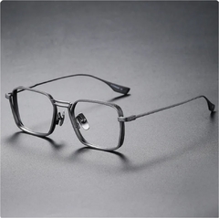 YIMARUILI* X125 Armação de Óculos Masculino Titanium Retrô Design na internet