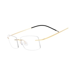 Imagem do Fonex* 76127 Armação de Óculos Masculino 100% Titânio Flexível