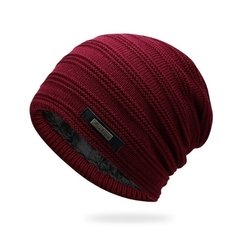 Qingteng* 6752 Gorro Masculino Lã Casual Forrado - loja online