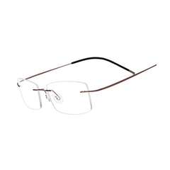 Fonex* 76127 Armação de Óculos Masculino 100% Titânio Flexível