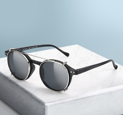 Zenottic* 4203 Armação de Óculos e Sol Masculino Clip On Polarizado na internet