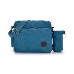 Bolsa Masculina Mensageiro Canvas Porta Garrafinha ManjiangHong* 1092 na internet