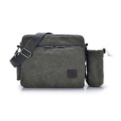 Bolsa Masculina Mensageiro Canvas Porta Garrafinha ManjiangHong* 1092 - loja online