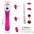 sugador de clitoris e vibrador rosa s-hand 