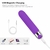 vibrador roxo recarregavel para bem estar feminino, vibradorroxopersonal