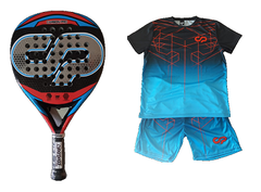 COMBO Pala Cyberpadel Carbon Pro + Conjunto Sublimado !!!