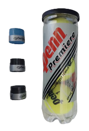 PROMO TENIS !!! Tubo Penn Premiere + 3 Cubre grips Cyberpadel !!!