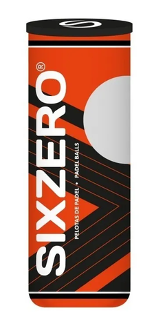 Tubos Sixzero x 3 pelotitas !! Para Padel !!! - comprar online