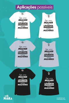 Camiseta Seja Uma Mulher Que Levanta Outras Mulheres na internet