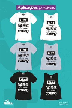 Camiseta Tire Seus Padrões do Meu Corpo - comprar online