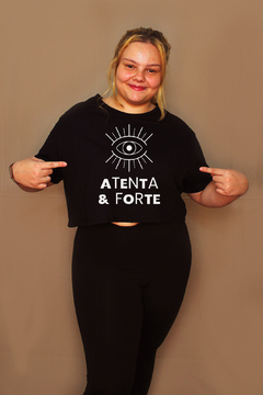 camiseta atenta e forte - minka camisetas feministas