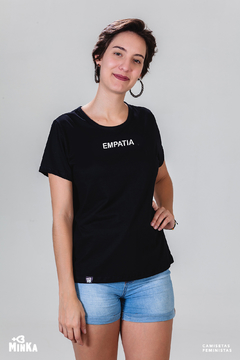 camiseta minimalista empatia - MinKa Camisetas Feministas