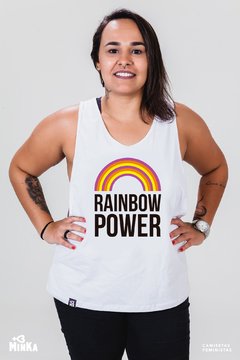 Camiseta Rainbow Power - MinKa Camisetas Feministas