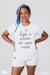 Camiseta Seja o Amor da Sua Vida - MinKa Camisetas Feministas